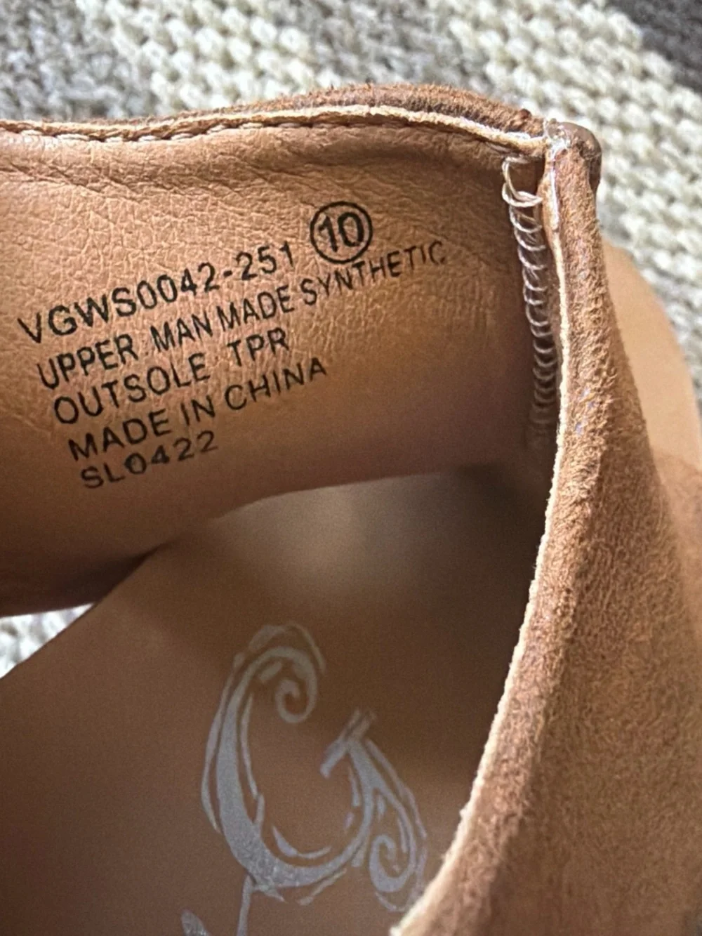 Very G Brown Cork Wedge Sandals with Stud Detail
